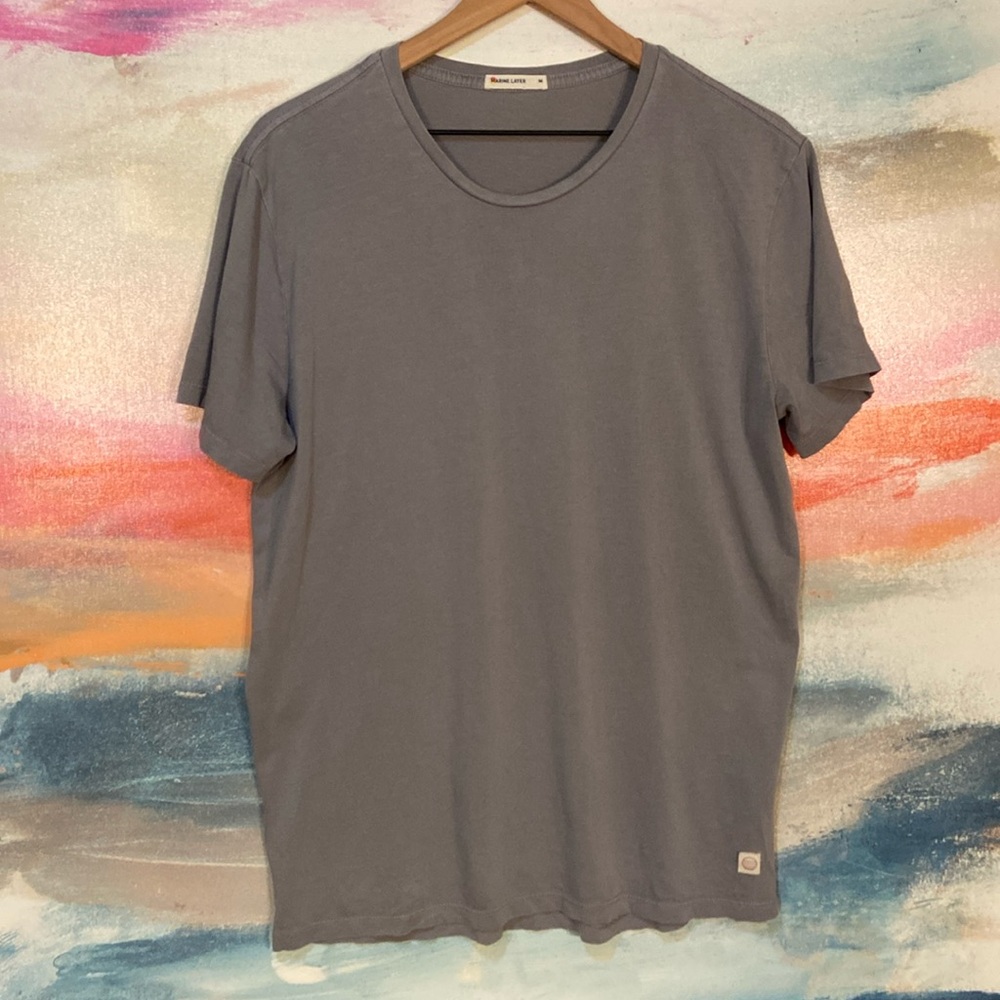 🔥EC🔥Marine Layer Cotton/Tencel Blend Crewneck T-shirt.